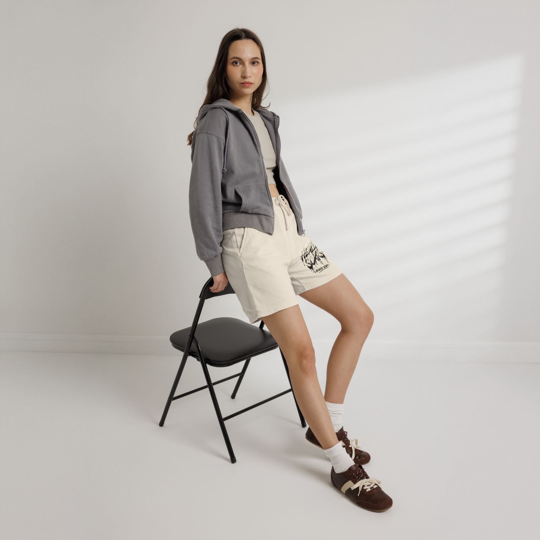 Scared Before Shorts — Lightweight Fleece Casual Shorts