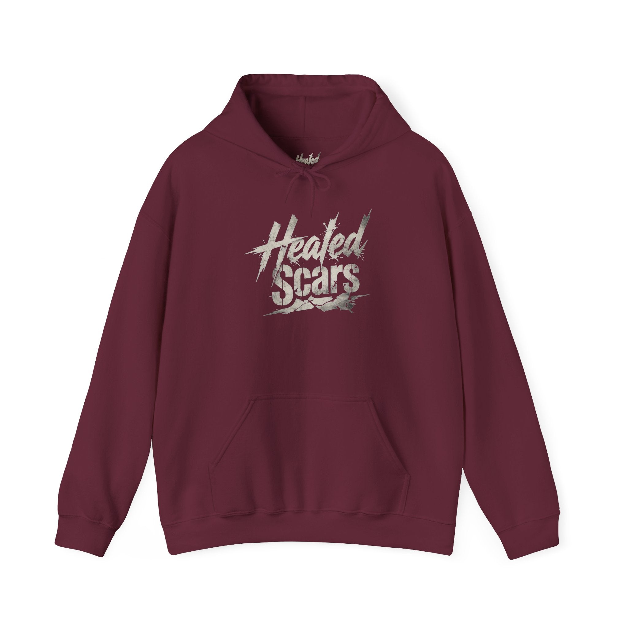 Concrete Scars Graphic Hoodie — Inspirational Comfort Pullover