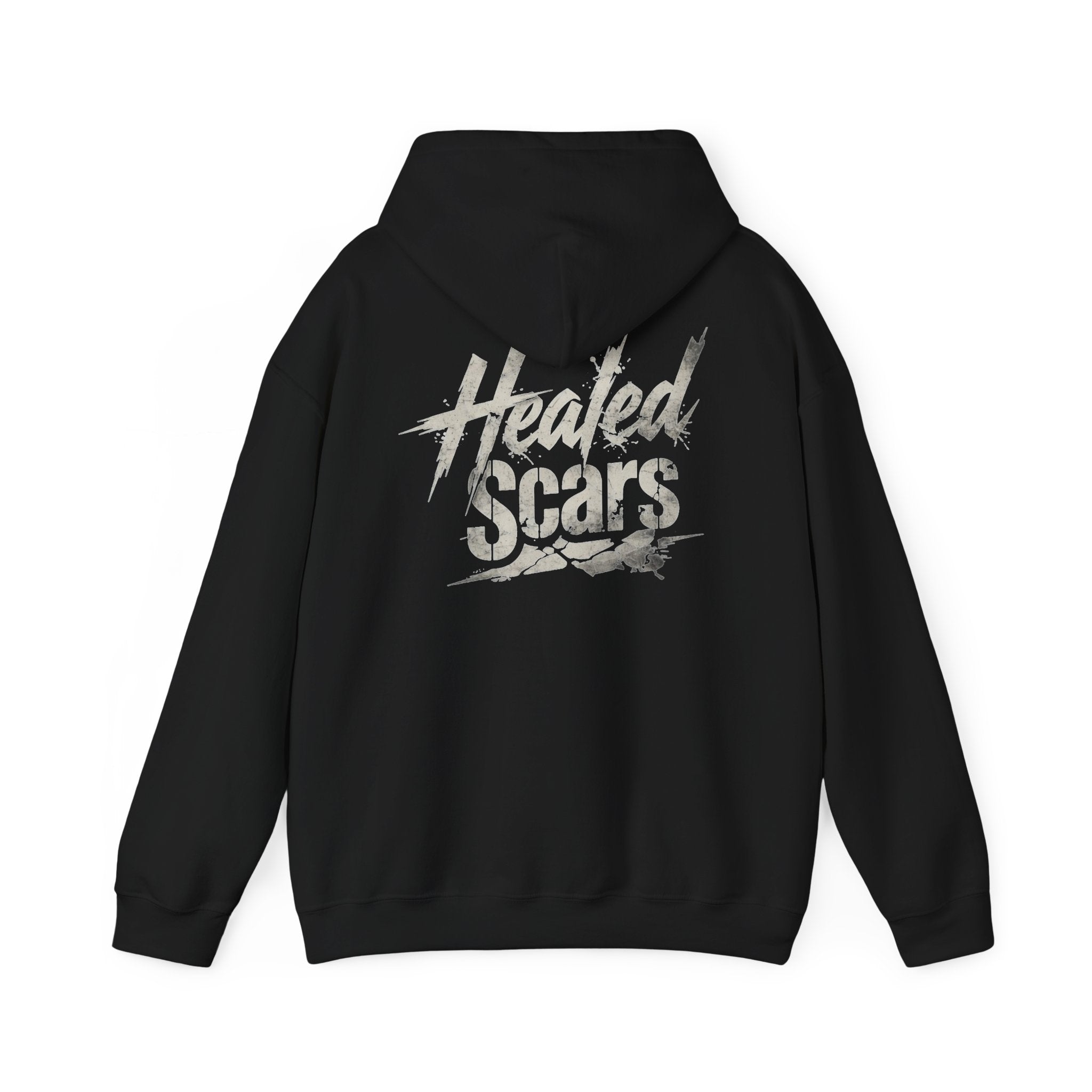 Concrete Scars Graphic Hoodie — Inspirational Comfort Pullover