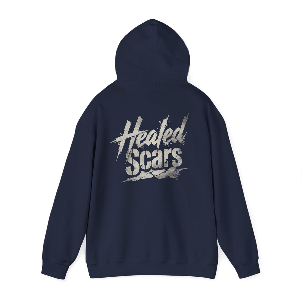 Concrete Scars Graphic Hoodie — Inspirational Comfort Pullover