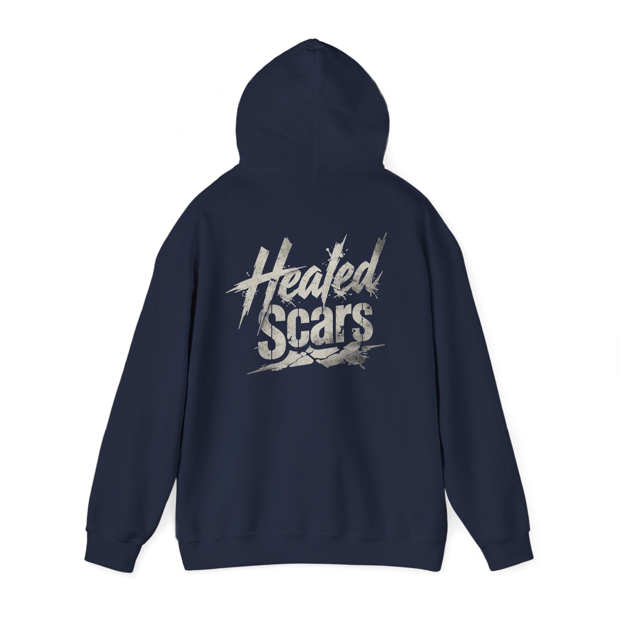 Concrete Scars Graphic Hoodie — Inspirational Comfort Pullover