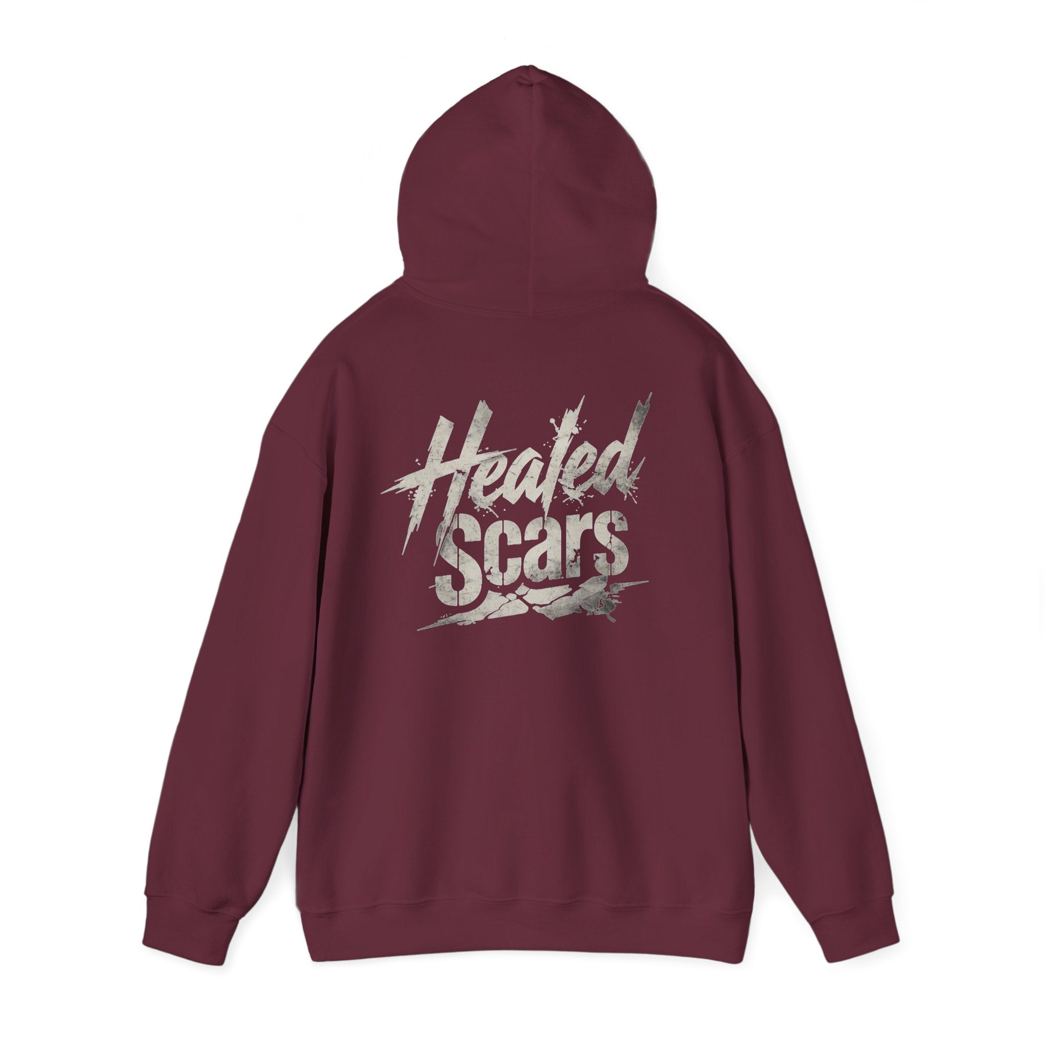 Concrete Scars Graphic Hoodie — Inspirational Comfort Pullover