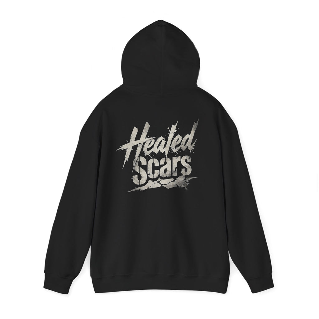 Concrete Scars Graphic Hoodie — Inspirational Comfort Pullover