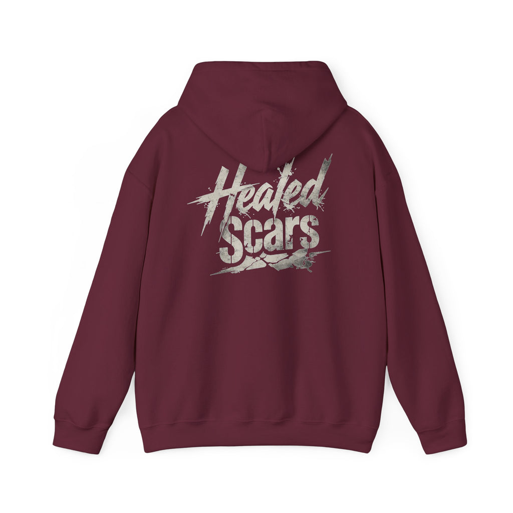 Concrete Scars Graphic Hoodie — Inspirational Comfort Pullover
